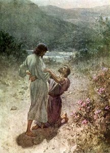 Jákob és az angyal Penielben - Biblia alkotó: William Brassey Hole