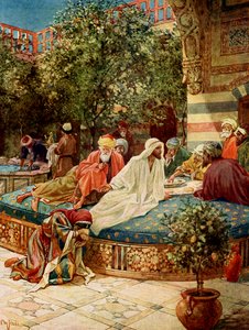 Jézus megbocsát a bűnös asszonynak - Biblia alkotó: William Brassey Hole