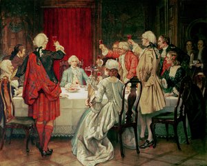 Károly Edward Stuart herceg Edinburghban, 1745 alkotó: William Brassey Hole