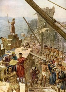 Rebuilding the walls of Jerusalem under Nehemiah - Bible
