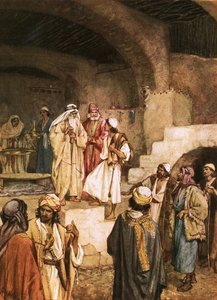 Sámuel felkenti Dávidot testvérei között alkotó: William Brassey Hole