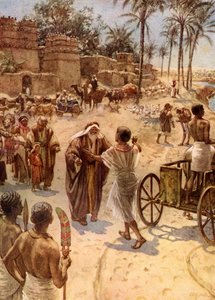 Jákob és József találkozása Egyiptomban - Biblia