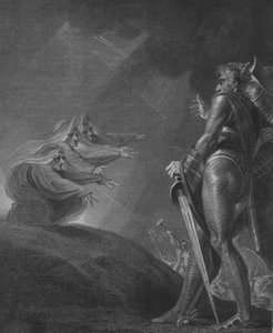 A boszorkányok megjelennek Macbethnek és Banquónak, 1820