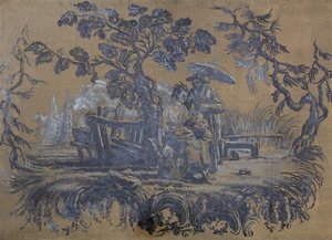 Chinoiserie (olaj, vászon)