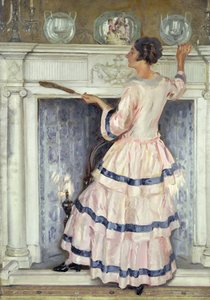 Mrs. Kelsey rózsaszínben alkotó: William Bruce Ellis Ranken