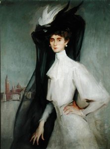 Olga Alberta, de Meyer bárónő (olaj, vászon)