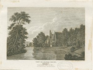 Burton-upon-Trent – Manor House: metszet, nd [c 1812] (nyomtatás)