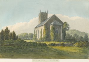 Needwood templom: vízfestmény, 1839