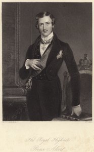 Ő Királyi Fensége Albert herceg (metszet) alkotó: William Charles (after) Ross
