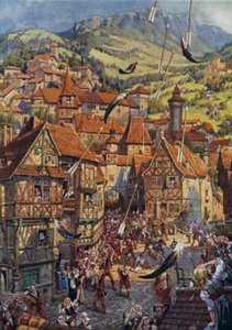Illusztráció a levegő gyermekéhez, M H. Spielmann (színes litó) alkotó: William Charles John Pitcher