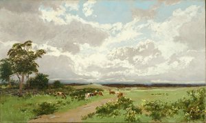 Liverpool közelében, Új-Dél-Walesben, kb. 1908 alkotó: William Charles Piguenit