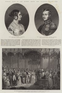 A királynő uralkodásának jubileumi éve, Őfelsége korai élete alkotó: William Charles Ross