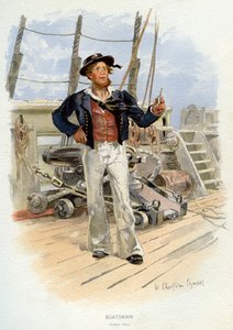 Királyi Haditengerészet csónaklovasa, c1829 c1890-c1893