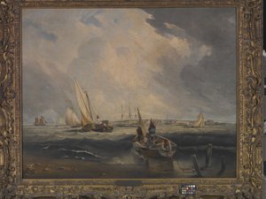Bligh Sands, Sheerness (olaj, vászon) alkotó: Clarkson Frederick Stanfield