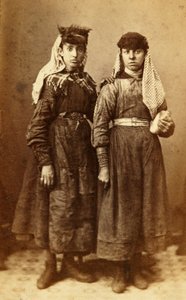 Két munkás portréja a Tredegar Vasműben, Walesben alkotó: William Clayton