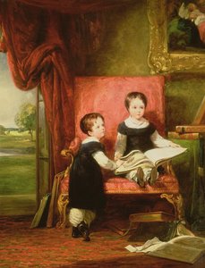 Lord Charles és Lord Thomas Pelham Clinton alkotó: William Collins