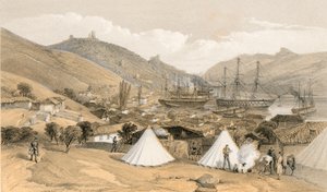 Balaklava, a tenger felé néz alkotó: William Crimea Simpson