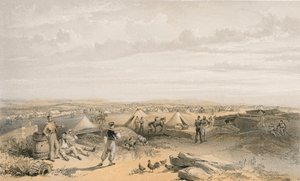 A 4. hadosztály tábora, 1855. július 15 alkotó: William Crimea Simpson