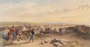 ?A 4. hadosztály tábora 1855. július 15-én? alkotó: William Crimea Simpson