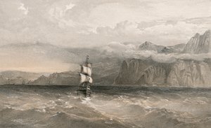 Aiya-fok, északra, Balaklava felé nézve alkotó: William Crimea Simpson