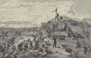A Malakoff Redoubt elfoglalása a franciák által, Szevasztopol ostroma, 1855. szeptember 8. alkotó: William Crimea Simpson