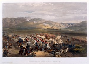 A Nehézdandár rohama a balaclavai csatában, 1854 alkotó: William Crimea Simpson