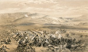 A nehézlovas dandár parancsnoksága, 1854. október 25 alkotó: William Crimea Simpson