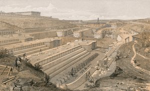 Dokk Sebastopolban a Szent Pál-erőd romjaival alkotó: William Crimea Simpson