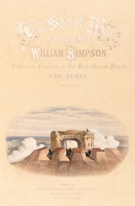 ?Malakoff vagy kerek torony?, 1855 körül alkotó: William Crimea Simpson