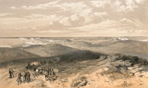 Sebastopol az angol ütegek hátuljáról alkotó: William Crimea Simpson