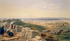 Straits of Yenikale, lemez a "The Seat of War Keleten", kocsma. Paul und Dominic Colnaghi és Társa, 1856 alkotó: William Crimea Simpson