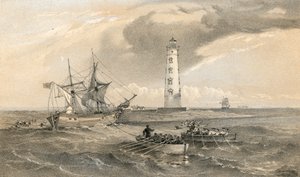 A világítótorony a Chersonese-foknál, dél felé nézve alkotó: William Crimea Simpson