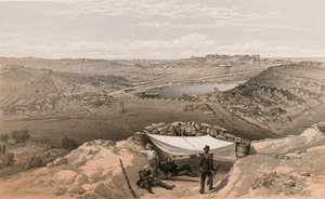 Sebastopol városi ütegei vagy belső erődítményei, 1855. június 23 alkotó: William Crimea Simpson