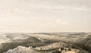 Kilátás a Balaklava feletti magasságból Sebastopol felé nézve alkotó: William Crimea Simpson