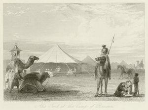 Ali sátra a Benonn táborban alkotó: William Daniell