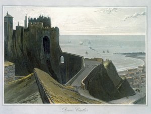 „Dover Castle”, Kent, 1823 alkotó: William Daniell