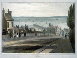 „Ryde”, Wight-sziget, 1814-1825 alkotó: William Daniell