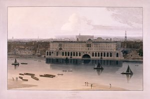 Somerset House, London, 1804 alkotó: William Daniell