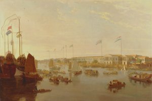 Az európai gyárak, Kanton alkotó: William Daniell