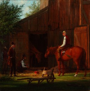 A beteg ló 1869 (Olaj, vászon)