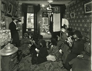 Evangelizációs Bizottság, Mrs. Williams, 136 W. 99th Street, Miss Broad Teaches, 1916 alkotó: William Davis Hassler
