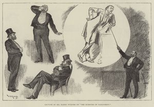 Harry Furniss úr előadása a Parlament humoráról alkotó: William Douglas Almond