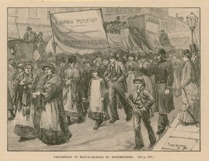 Gyufaszerzők felvonulása Westminsterbe alkotó: William Douglas Almond
