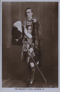 Őfelsége VI. György király (f/w fotó) alkotó: William Drummond Young