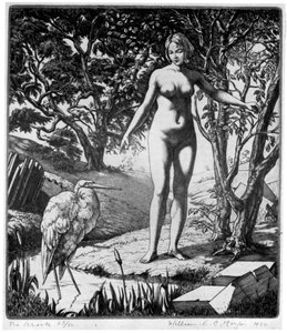 "The Brook", 1930. alkotó: William EC Morgan