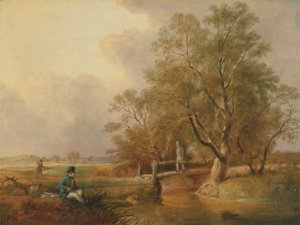Horgászat: Bottom Fishing (olaj, vászon) alkotó: William E. Jones