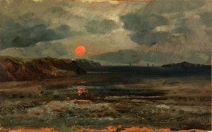 Napkelte Fishing Waters felett – Maine, kb. 1880. alkotó: William E. Norton