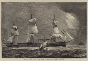 HMS The Shah, az új gyorsvitorlás gőzfregatt