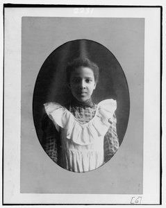Bazoline Estelle Usher, az Atlantai Egyetem hallgatója alkotó: William Edward Burghardt "W. E. B." Du Bois