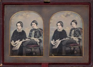 Két fiú portréja, 1850-es évek.
